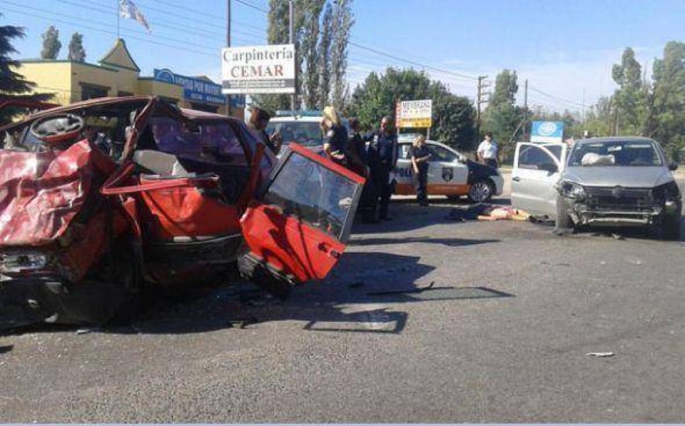 Dos muertos en un choque tras persecuci�n policial