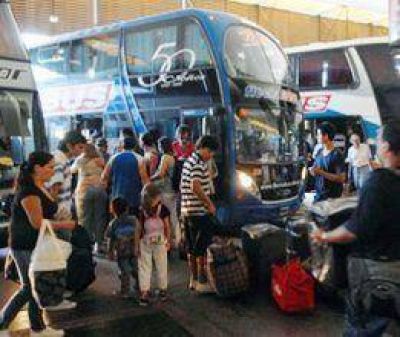 Movimiento de turistas el fin de semana largo