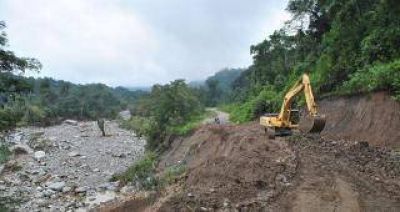 Vialidad trabaja en m�s de 50 derrumbes en la ruta nacional 65