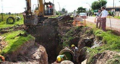 Obra de desag�e que beneficiar� a barrio Los �ngeles
