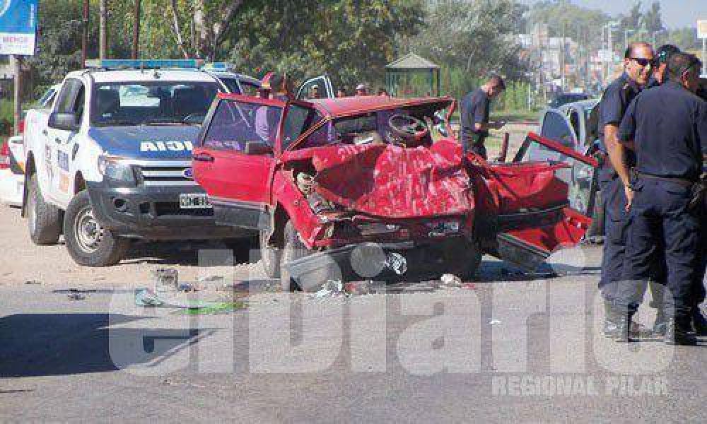 Persecuci�n, choque y un inocente muerto