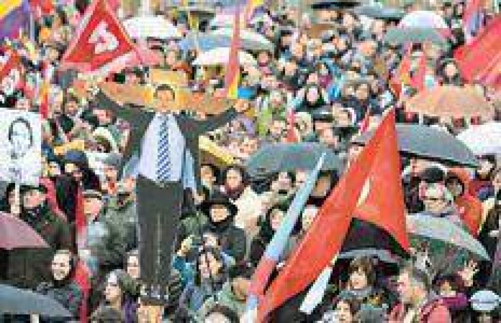 Miles de indignados en Madrid
