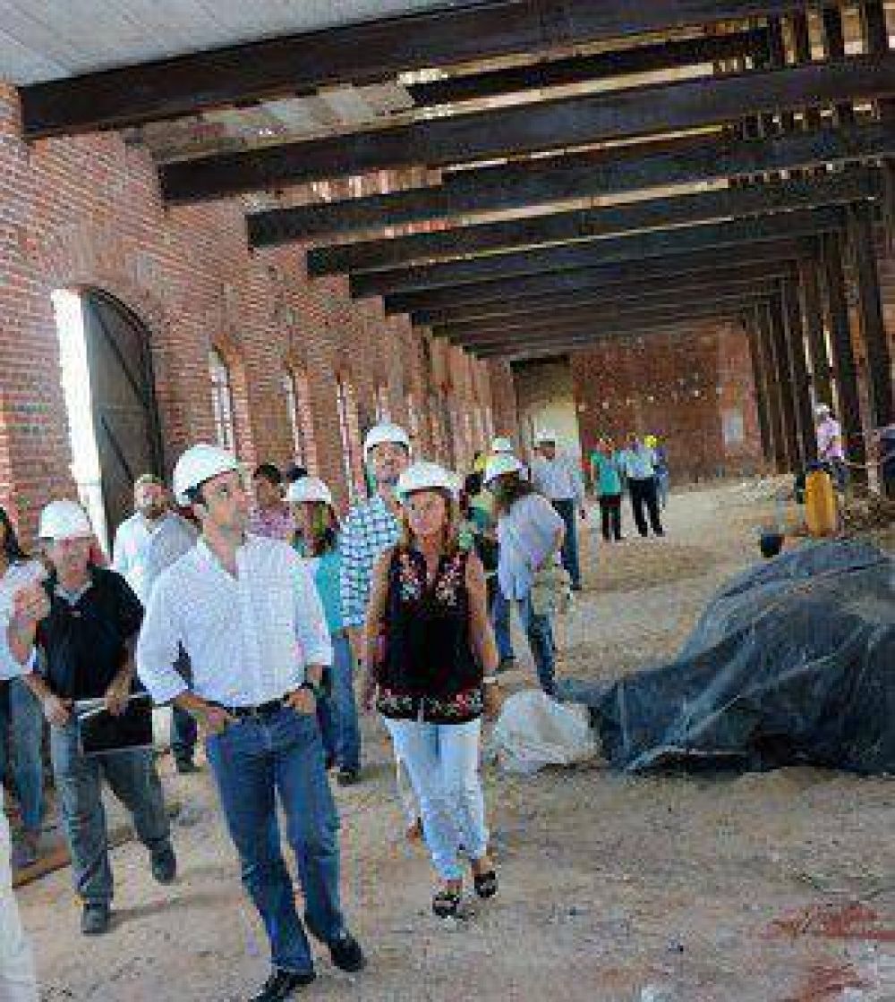 Avanza la obra para trasladar el Liceo Municipal al Molino Marconetti