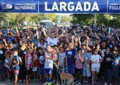 Guti�rrez toc� el tema seguridad en una marat�n