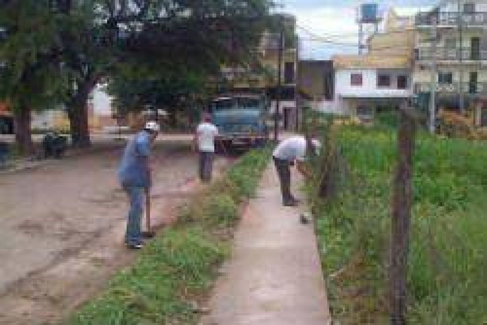 Realizaron tareas de desmalezamiento en rutas, calles y caminos vecinales de Beltr�n