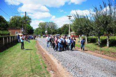 Comenz� la obra del acceso a Ram�n Biaus