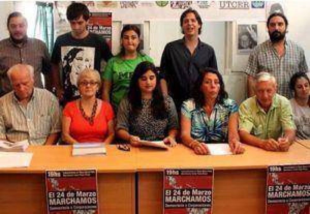 La Multisectorial de Derechos Humanos convoc� a la movilizaci�n del 24 de marzo