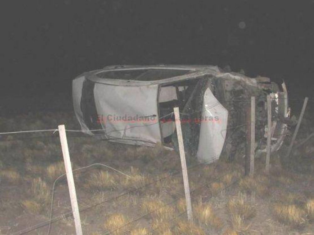 Las Heras: Espectacular vuelco dej� 4 lesionados, incluyendo dos menores