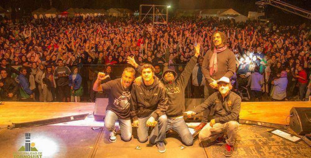 Kapanga cerr la Fiesta Provincial de la Vendimia con un show a puro ritmo