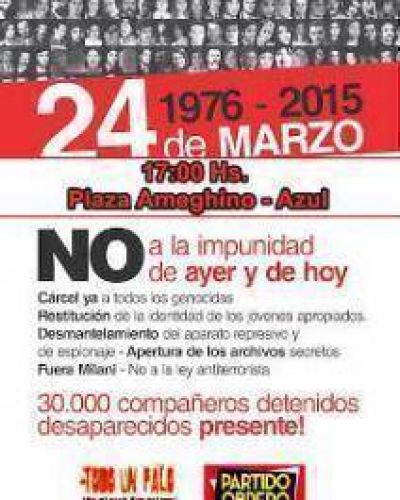 Acto a 39 a�os del Golpe Genocida