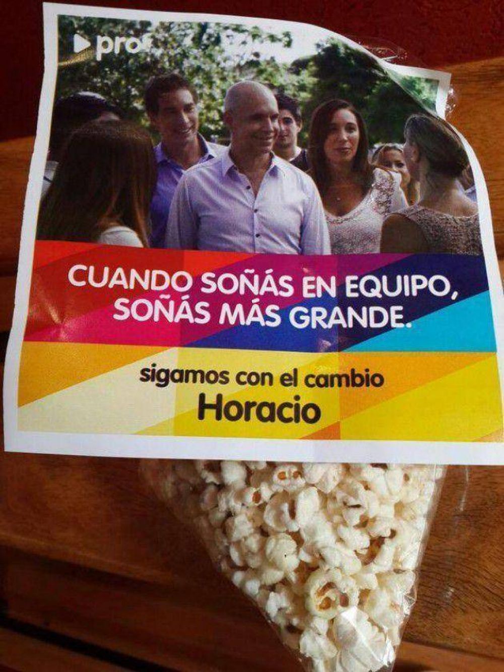 Los pochoclos de Larreta