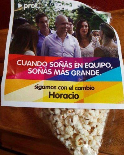 Los pochoclos de Larreta