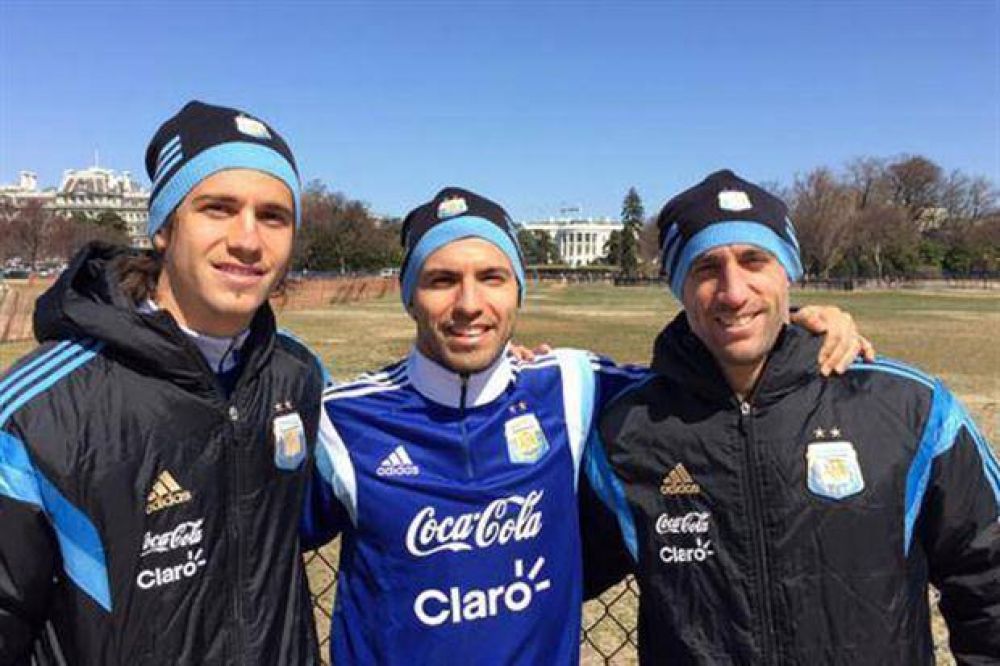 La Argentina ya hace base en Washington para una gira con la cabeza en la Copa Am�rica
