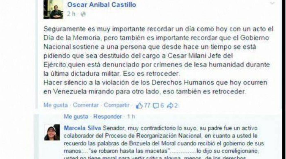 El da de la Memoria segn Oscar Castillo