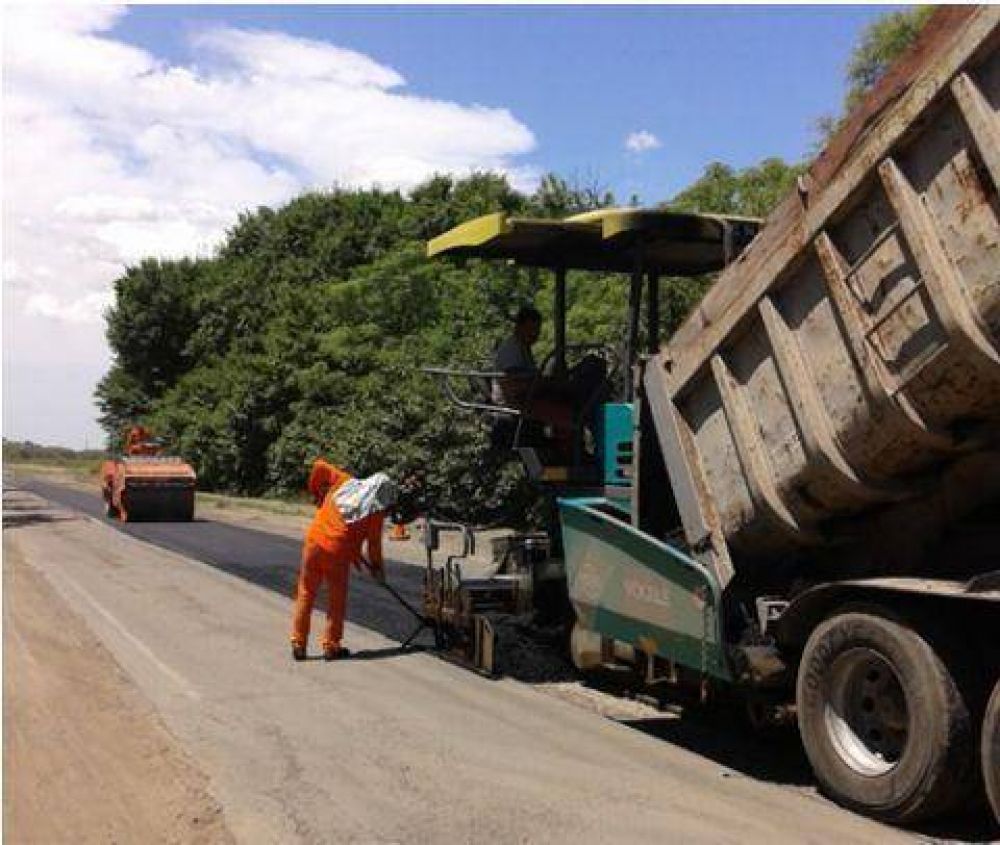 Comenzaron los trabajos de rehabilitaci�n de calzada en la Ruta 51