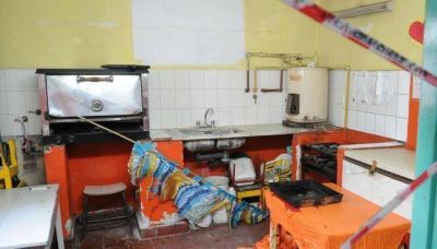 Cuatro alumnas quemadas por explosi�n en una escuela rural