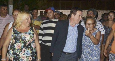 DAR�O D�AZ P�REZ INAUGUR� OBRAS EN EL BARRIO LA FE DE MONTE CHINGOLO
