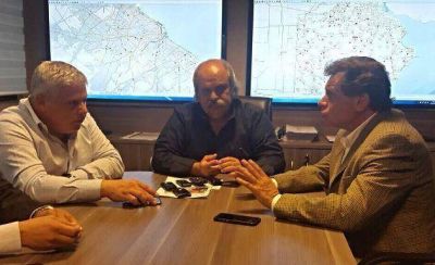 Pulti anunci� el arribo de patrulleros, polic�as y un helic�ptero