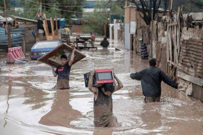 Las fuertes lluvias dejan dos muertos y 22 desaparecidos en Chile