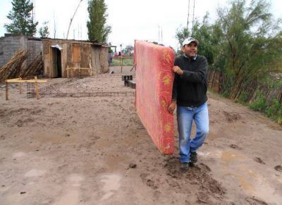 Diez departamentos con da�os a causa de la lluvia