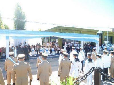 Acto por los 150 a�os de la Prefectura Naval de Ramallo