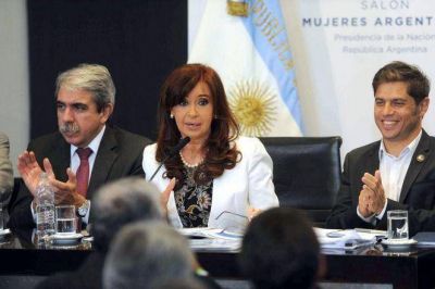 Cristina present� programas de incentivo al consumo y de ayuda para sectores vulnerables