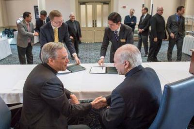 Firma de Convenio Marco entre Universidad de Notre Dame y CELAM
