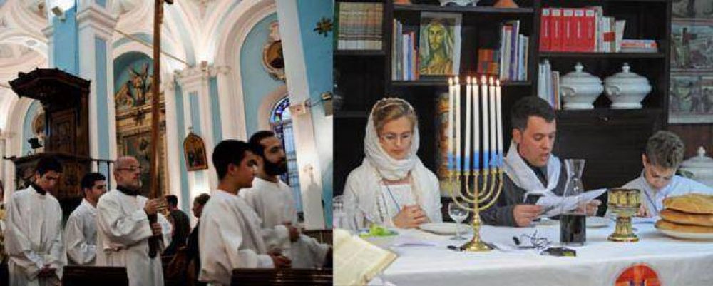 Cristianos y judíos conmemoraron juntos la Pascua y el Pésaj