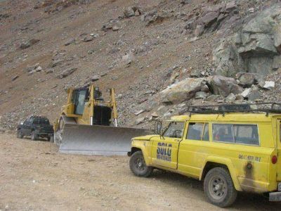 P�rez neg� que las m�quinas de Vialidad causaran destrozos en un paso sanmartiniano