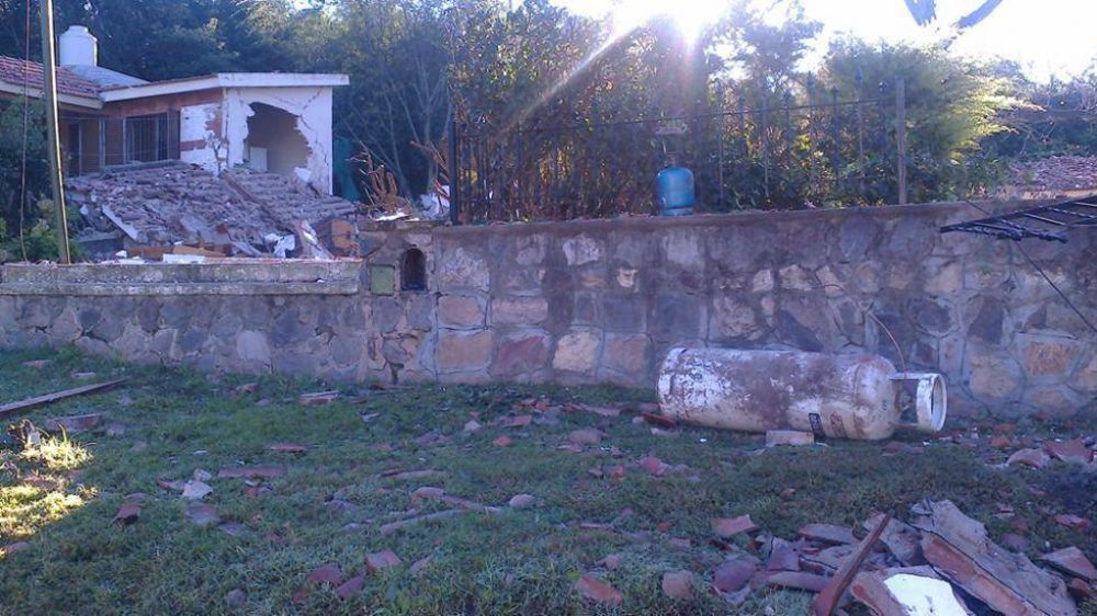 Salsipuedes: as� qued� la casa tras la fatal explosi�n de una garrafa