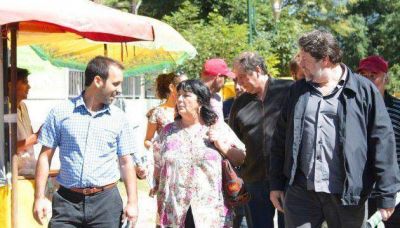 Lozano y Hagman arrancaron su campa�a en el sur de la Ciudad