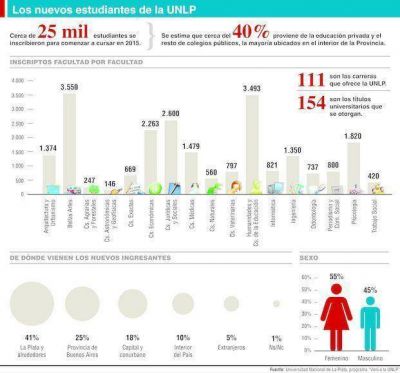 Hay menos estudiantes del interior y s�lo el 20% se anota en carreras estrat�gicas