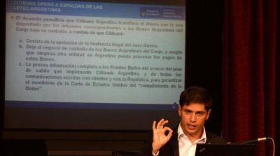 Kicillof: 
