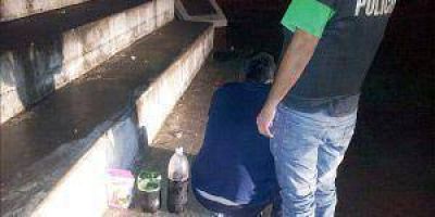 Operativo de Drogas Peligrosas en el barrio Toba de la ciudad de Clorinda