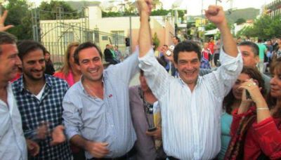 La Falda: Arduh festej� la victoria primero con Mestre