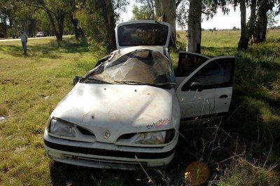 Cinco heridos por un vuelco en la ruta 5