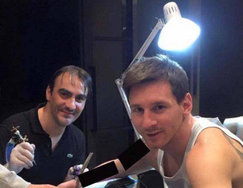 El tatuador de Messi confirm� su presencia en el Alem Tatto Fest