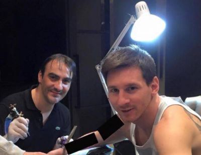 El tatuador de Messi confirm� su presencia en el Alem Tatto Fest