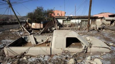 Hay 12 muertos y 20 desaparecidos en el norte de Chile por el temporal