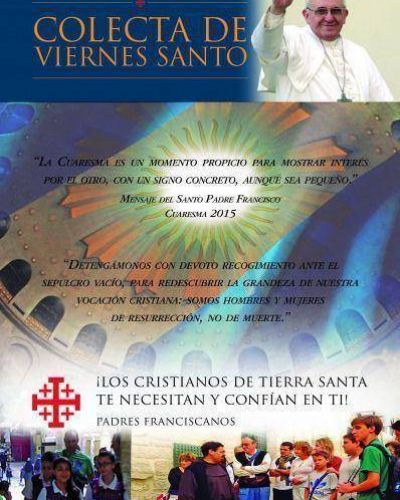 3 de Abril: Colecta en favor de Tierra Santa