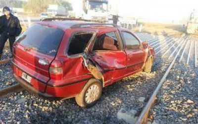 Milagro en Z�rate: Fue atropellado por tren y result� ileso