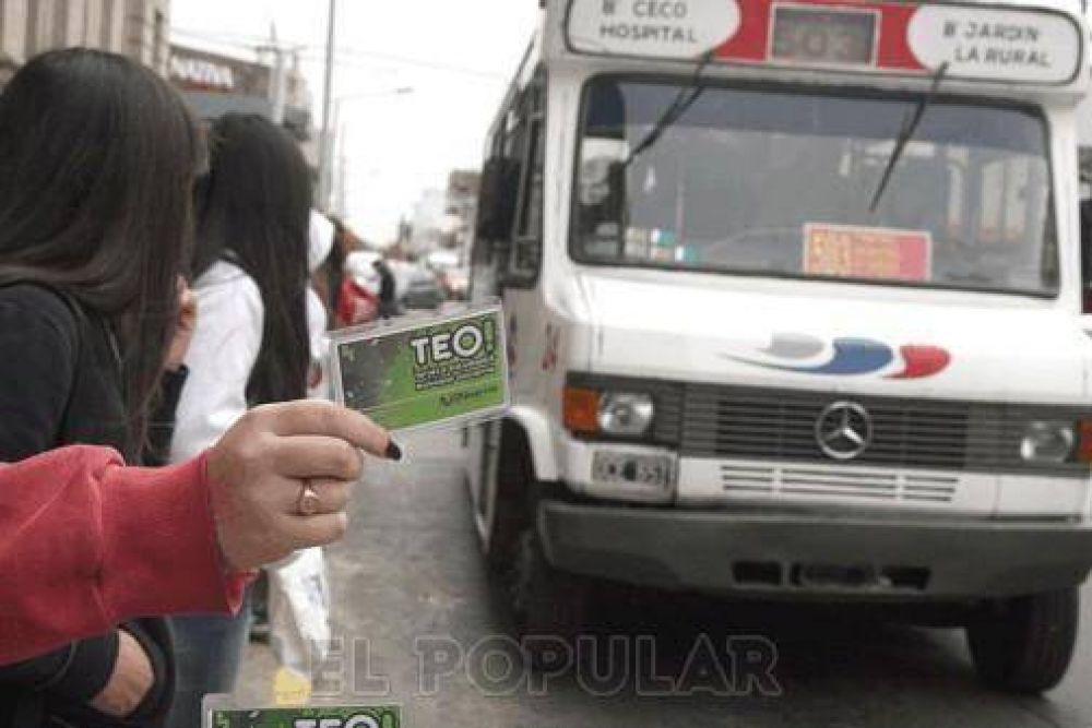 Usuarios de la TEO deber�n actualizar datos en Nuevo Bus