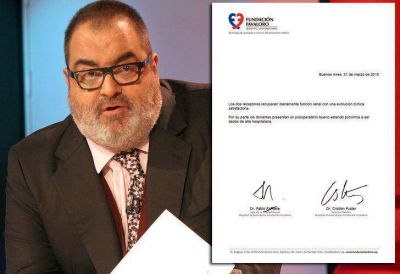 Nuevo parte m�dico: la esposa de Lanata ya fue dada de alta