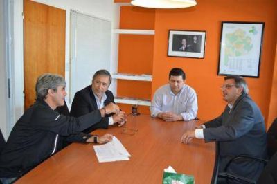 LENZI Y ABARCA SE REUNIERON CON EL PRESIDENTE DEL OCABA