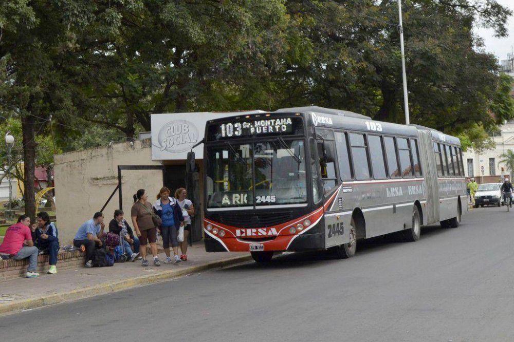 El lunes cambian de recorrido los colectivos urbanos