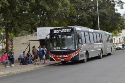 El lunes cambian de recorrido los colectivos urbanos
