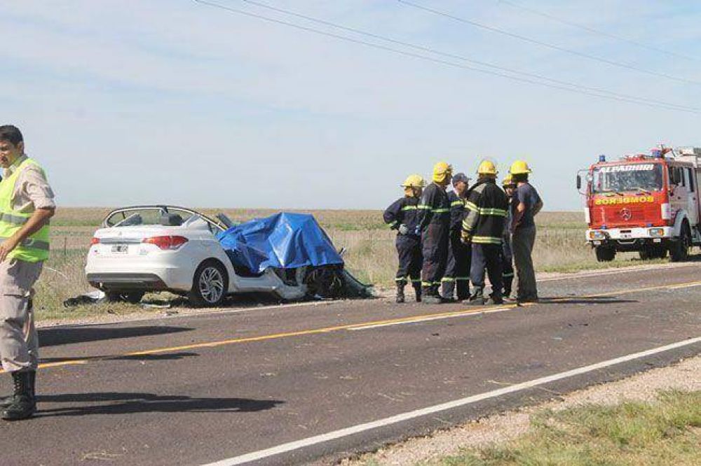 El choque frontal de la ruta 1 se cobr� dos vidas