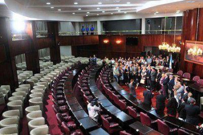 Poggi inaugur� la primera etapa de obras en la Legislatura