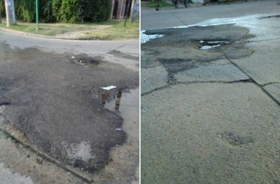 Reclamo vecinal por �p�simo estado� de Avenida 32