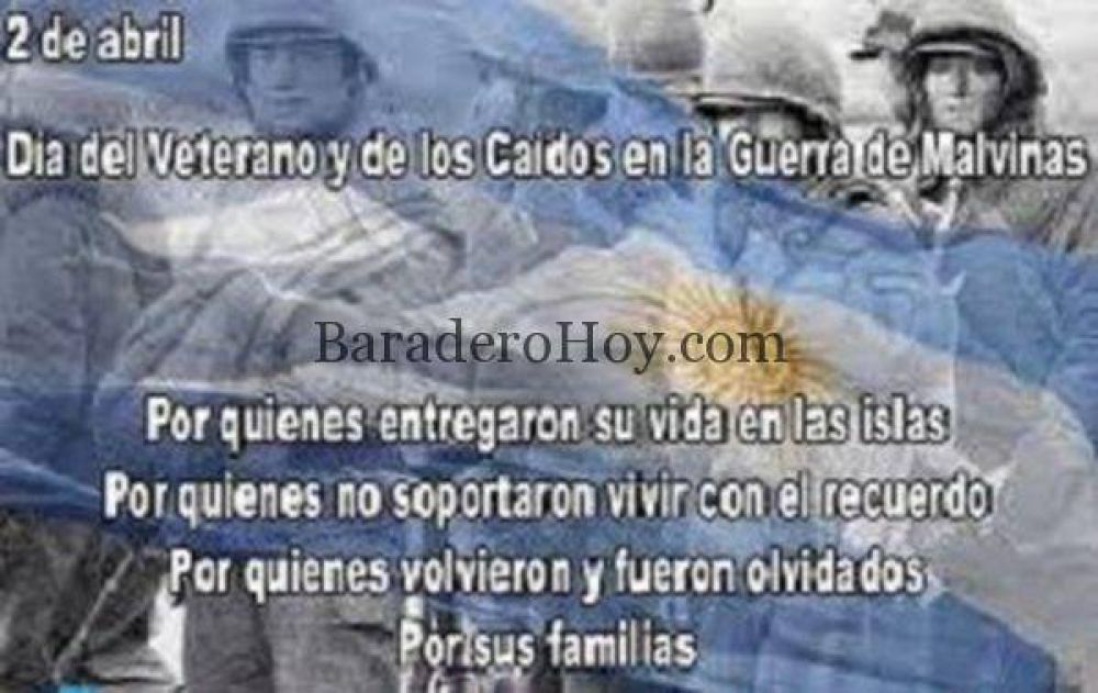 2 de abril �D�a del Veterano y de los Ca�dos en la Guerra de Malvinas�.